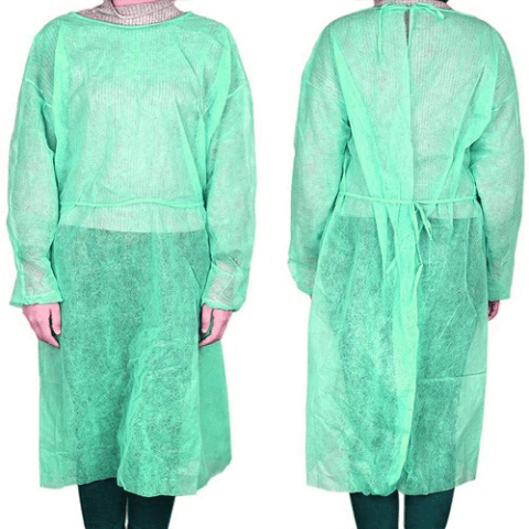 Disposable Isolation Gown | Elastic Cuff | 10/pkg