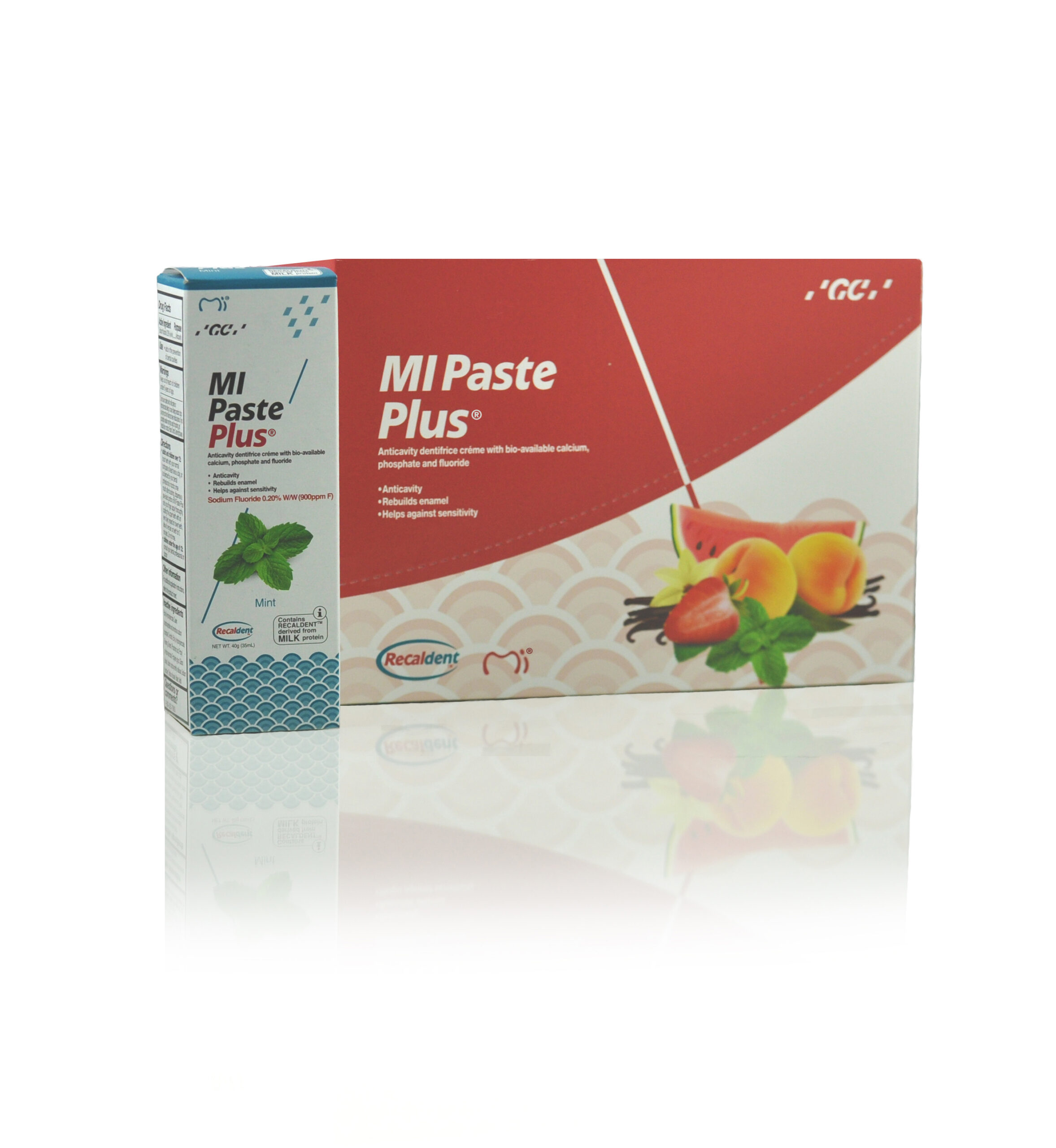 Toothpaste  GC MI Paste with Recaldent - Tutti-Frutti - 1 tube