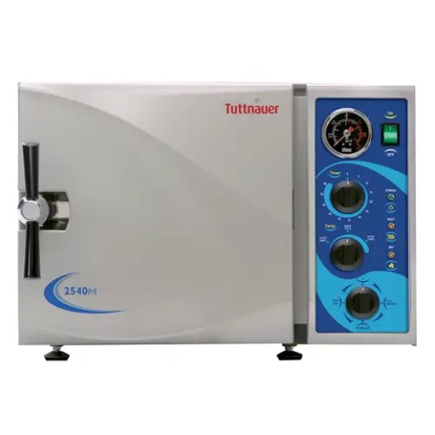 2540M Tuttnauer Manual Autoclave 10" X 19" Chamber