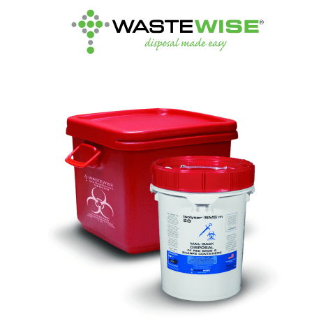 Mail-back Red Bag and Sharps Container Disposal (WasteWise)